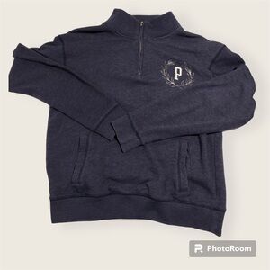 VS Pink 1/4 Zip Sweatshirt Size Small